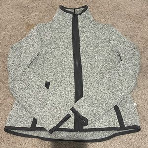Lululemon Grey Fleece Zip Up